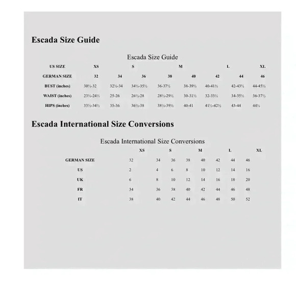 S/M  Gray ESCADA 75% Virgin Wool Business Casual Adademia Fitted Blazer - Picture 11 of 17